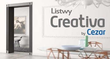 CREATIVA белый плинтус LPC-19LE