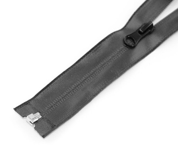 Zamek wodoodporny rozdzielczy 70cm gumowany czarny