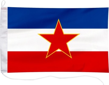 Flaga Jugosławii bandera jachtowa Jugosławia 30x20