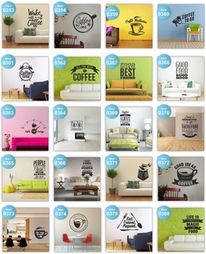 КУХОННЫЕ НАСТЕННЫЕ НАКЛЕЙКИ кофейные наклейки кафе L