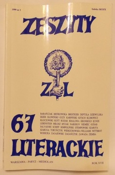 ZESZYTY LITERACKIE 67 3/1999