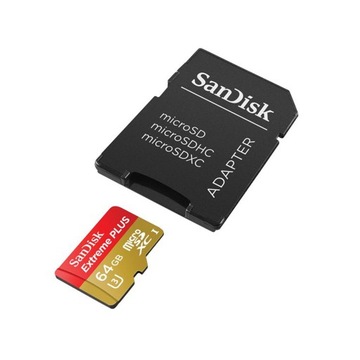 КАРТА SANDISK EXTREME MICRO 64 ГБ V30 U3 A1 100 МБ/с