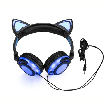 НАУШНИКИ CAT EAR СВЕТОДИОДНОЙ ПОДСВЕТКОЙ НОВАЯ МОДЕЛЬ!