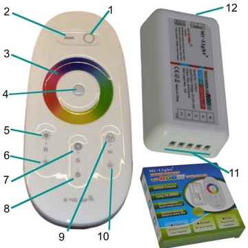 НАБОР СВЕТОДИОДНЫХ ЛЕНТ RGB+WW 300 LED 5M MILIGHT TOUCH