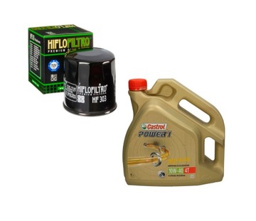 Olej Castrol MOTOR 4T POWER1 4L 10w40 FILTR GRATIS