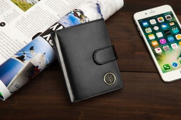 МУЖСКОЙ КОЖАНЫЙ КОШЕЛЕК BETLEWSKI RFID НА МОЛНИИ