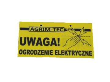 Tabliczka ostrzegawcza pastuch elektryczny