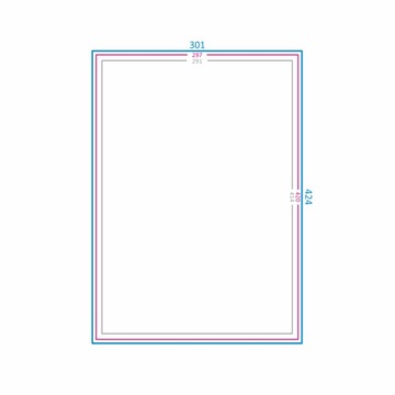 ПОСТЕРЫ А3 4+0 100 шт. 250г