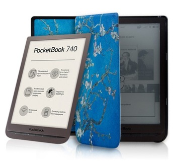 Тонкий графический чехол для PocketBook InkPad Color 741