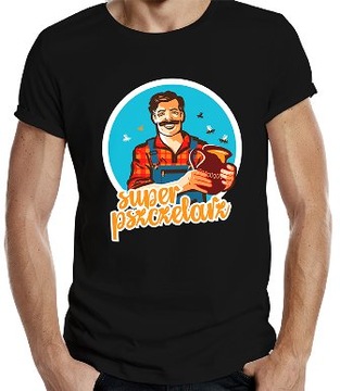PREZENT upominek KOSZULKA SUPER PSZCZELARZ M