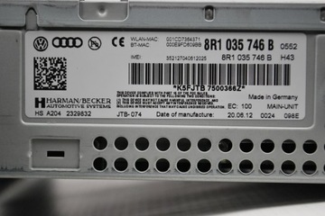 Навигационный блок MMI 3G+ Audi A4 A5 8R1035746B