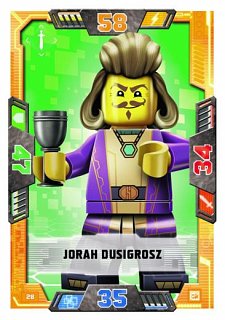 karta nr 28 Joran Dusigrosz lego nexo knights 2