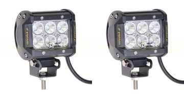 LAMPY ROBOCZE BAGAŻNIK 4x4 2x18W LED MINI HALOGENY