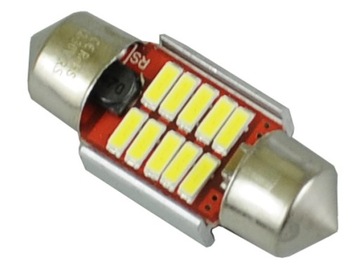 najmocniejsza żarówka 10 LED 10x31 mm c5w c10w CAN