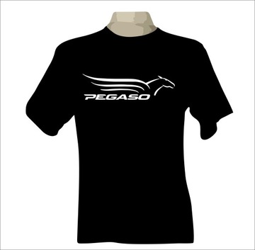 T-shirt koszulka motocyklowa z nadrukiem aprilia PEGASO 650