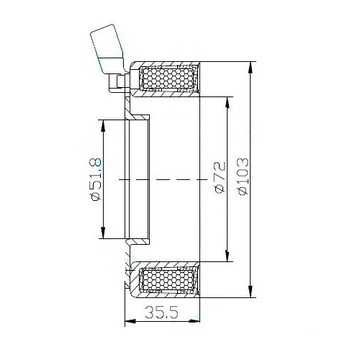 2204003 КАТУШКА КОМПРЕССОРА КОНДИЦИОНЕРА DELPHI V5 NISSAN OPEL RENAULT