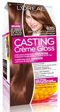 L'Oreal Casting farba Creme Gloss 635 czekoladowy