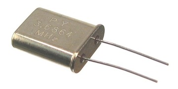 Rezonator kwarcowy 3.6864 MHz - 10 sztuk