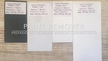 PAINT REMOVER USUWANIE FARB PROSZKOWYCH I CIEKŁYCH