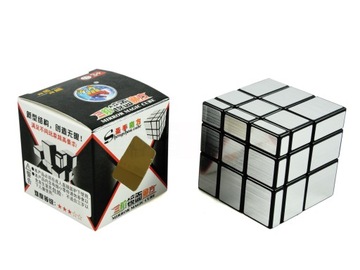 фото ориг. №4, Connector logical shengshou mirror cube 3x3 asymmetrical silver+ stand