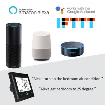 GB TUYA WiFi сенсорный комнатный термостат с ALEXA