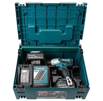 Аккумуляторный ударный гайковерт Makita 1/2 дюйма 230 Нм 18 В 2*5,0 Ач