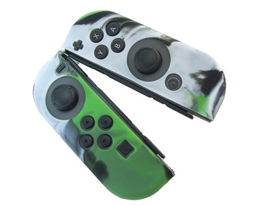 2xETUI SILIKONOWE OSŁONA JOY-CON SWITCH CAMO GREEN