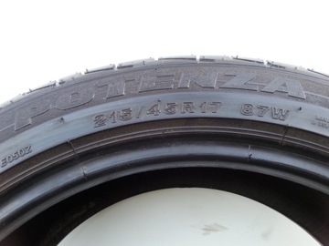 ШИНА BRIDGESTONE 215 45 17 POTENZA RE 050