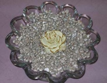 фото ориг. №3, Animal decorative mother of pearl glossy pebbles pearly quartz fi. 5-8 mm 0, 5 kg