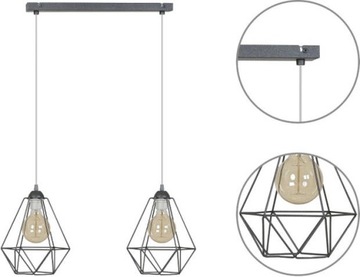 Подвесной светильник Modern Loft Retro Edison 2х60Вт