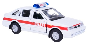 POLONEZ CARO PLUS STRAŻ MODEL WELLY 1:34 BIAŁY