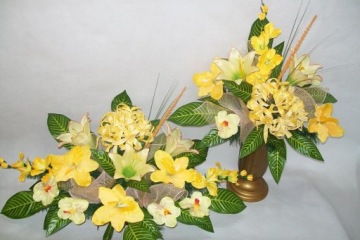 Цветы на могилу STROIK искусственная композиция MISCELLANEOUS