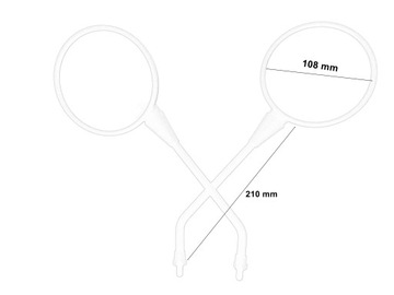 ЗЕРКАЛА ЗЕРКАЛО SUZUKI GS GN GSX 125 250 500 550 600 650 750 1100