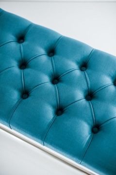 105 Производитель Бирюзовая Стеганая Скамья EMRA WOOD