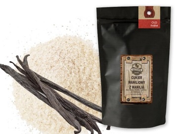 CUKIER WANILIOWY Z PRAWDZIWĄ WANILIĄ 1 KG ŁÓDŹ