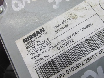 МОДУЛЬ КАМЕРЫ NISSAN QASHQAI 284A14EA1A