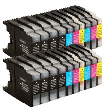 20x Tusze do Drukarki Brother DCP-J525W DCP-J725DW