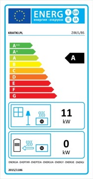 KOMINEK NAROŻNY WKŁAD KOMINKOWY STALOWY ZIBI 11Kw LEWY REKUPERACJA ZESTAW