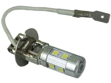 żarówka LED H3 9 Cree UHP soczewka 12v 24v DRL