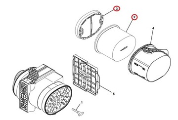 ВОЗДУШНЫЙ ФИЛЬТР CAT M318D M315D M316D КОМПЛЕКТ MANN