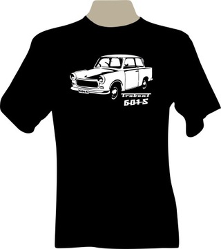 KOSZULKA T-shirt z nadrukiem dla fana TRABANT 601S