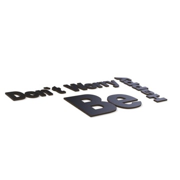 Деревянная настенная надпись 3D -Dont worry be Happy