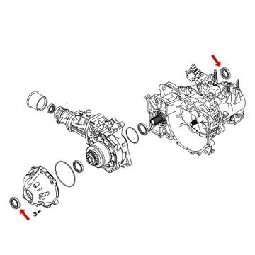 Сальник вала коробки редуктора OUTLANDER LANCER ASX MD755526 ЯПОНИЯ