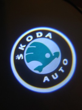 Прожекторы SKODA LOGO LED UNIVERSAL, старая модель