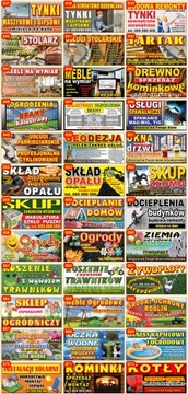 BANER KOPARKO ŁADOWARKA rowy niewacja terenu SZYLD