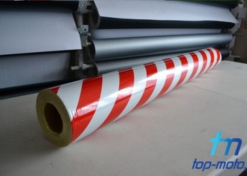 СВЕТООТРАЖАЮЩАЯ ФОЛЬГА, ПРЕДУПРЕЖДАЮЩИЙ ШПОН С ПОЛОСАМИ