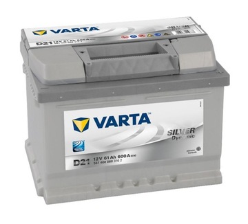 AKUMULATOR VARTA SILVER DYNAMIC 61AH, 600A, D21