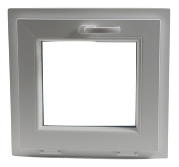 OKNO PCV 500 x 500 UCHYLNE BIAŁE