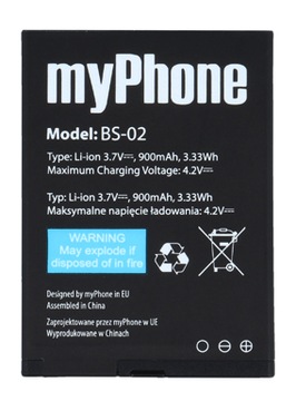 ORYGINALNA BATERIA MYPHONE HALO 2 , BS-02