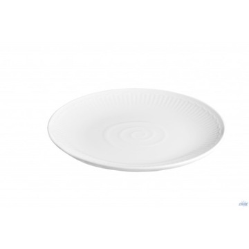 TALERZ Z MELAMINY BIAŁY ŚR 25CM CTD110-W